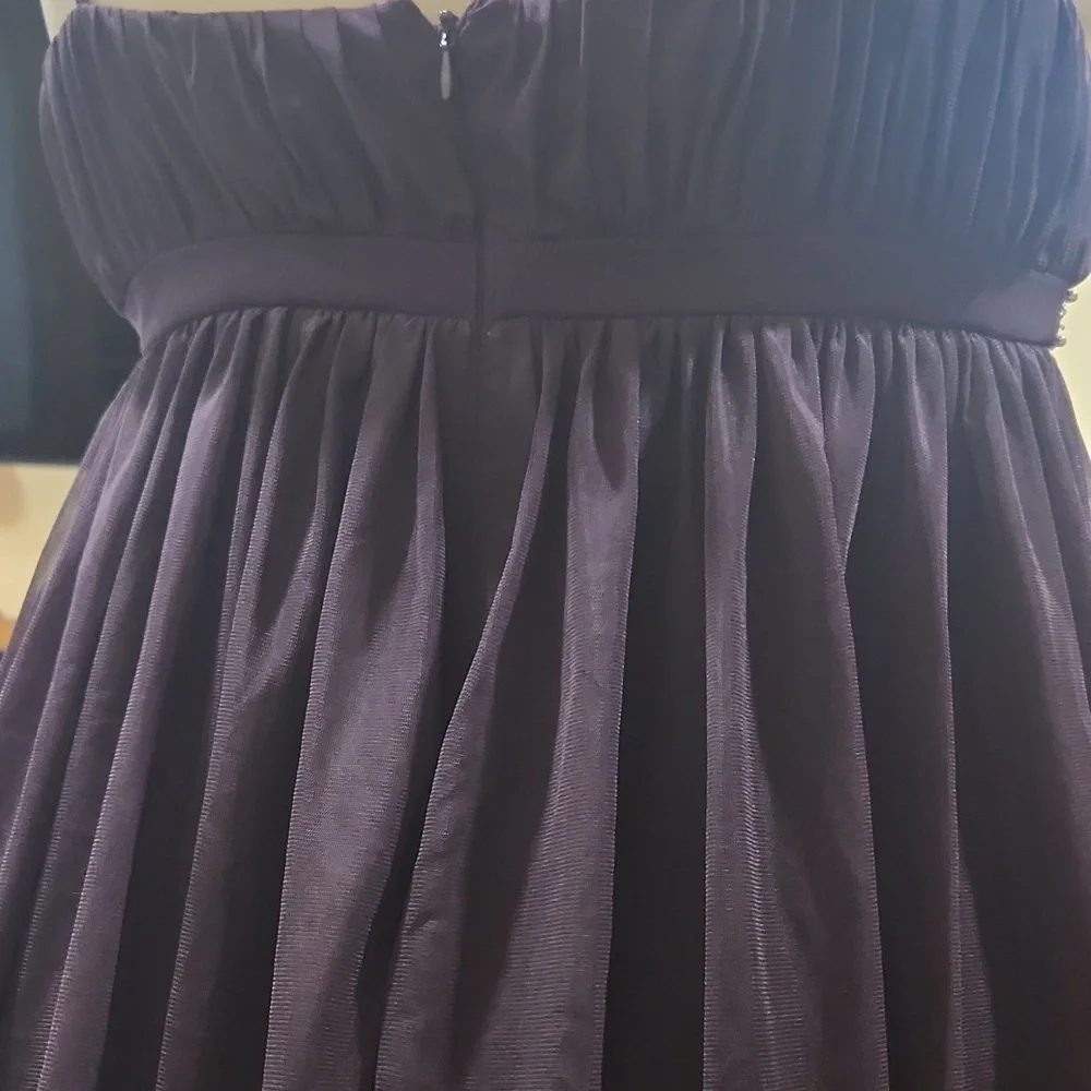 London Times Purple Tie-Strap Midi Dress - Picture 5 of 11